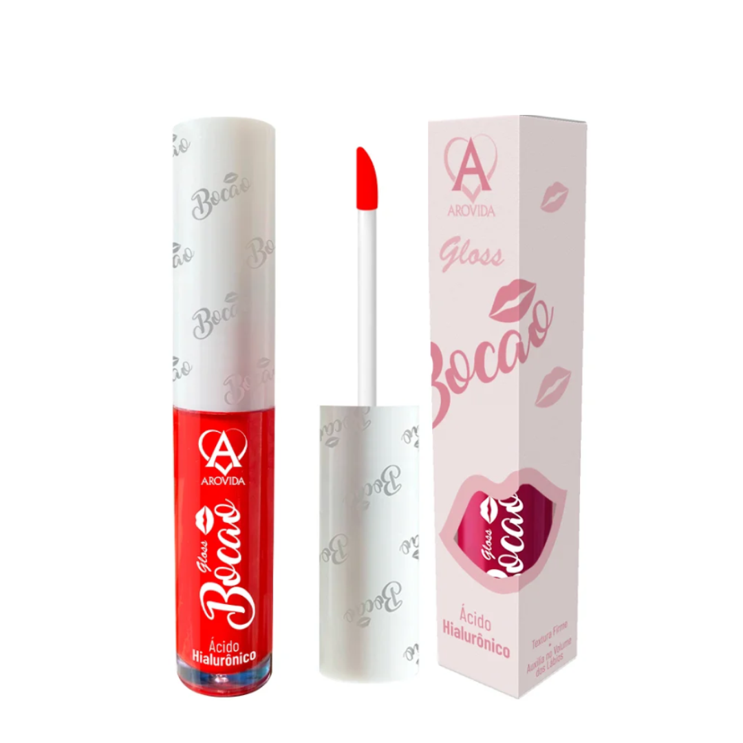 Gloss Bocao 12 Red Shock 5ml Display c/12 - Arovida