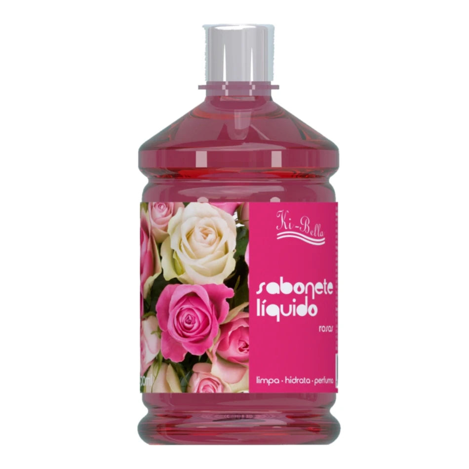 SABONETE LIQ ROSAS 500ML - KIBELLA