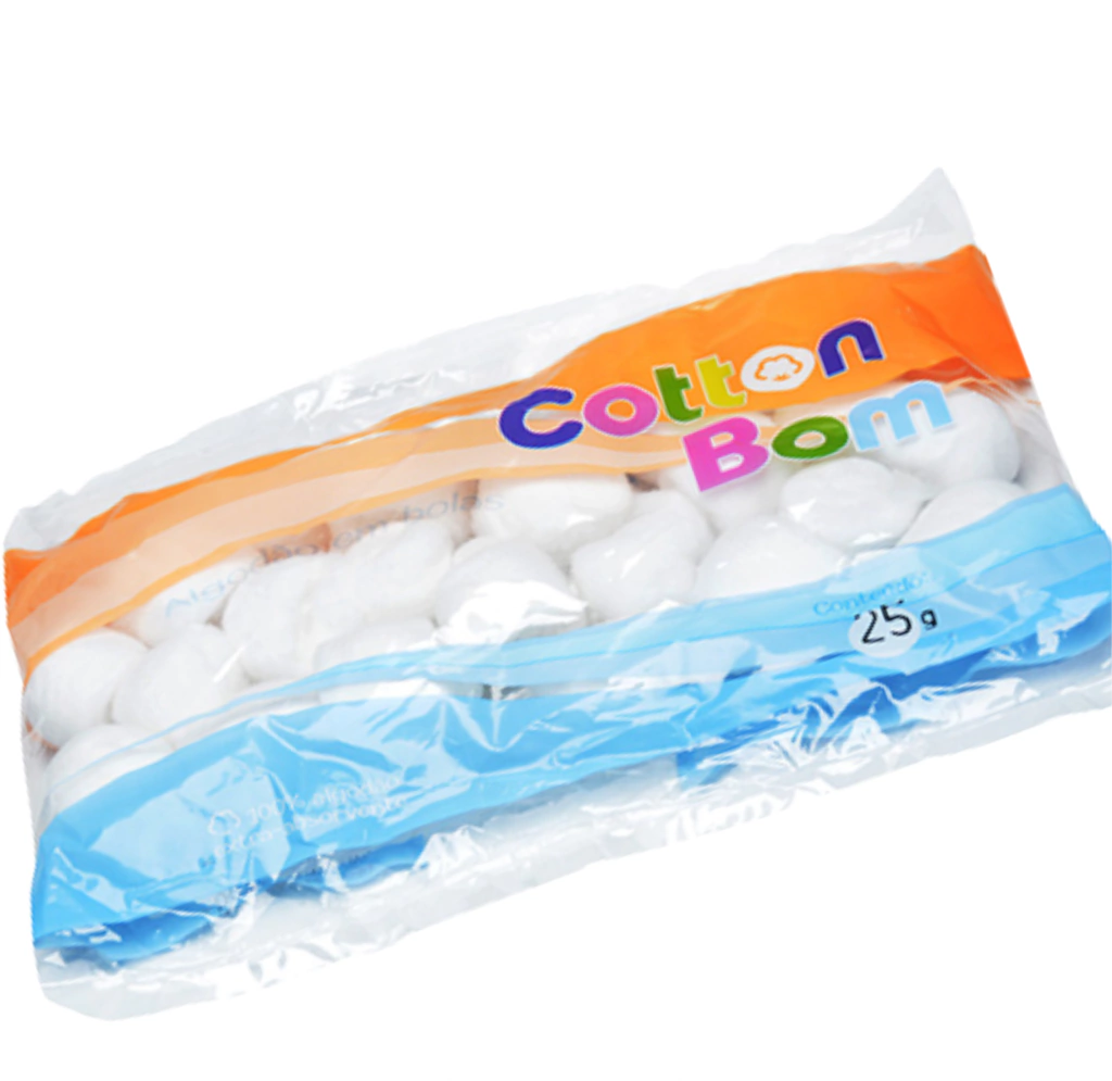 ALGODAO BOLA BRANCO 25GR - COTTON BOM