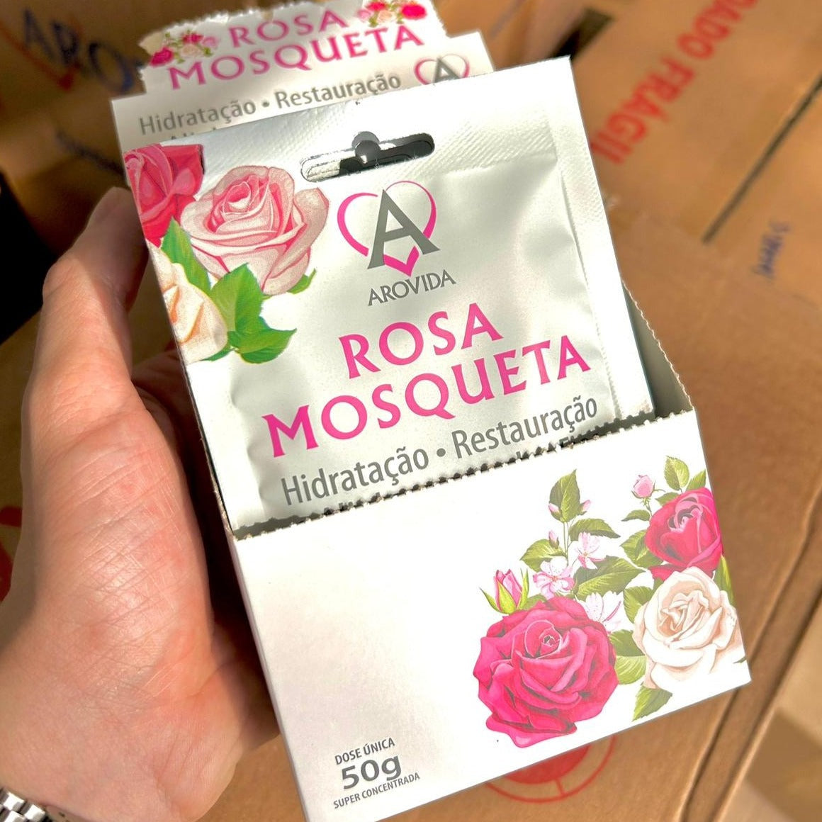 SACHE ROSA MOSQUETA 50G - AROVIDA