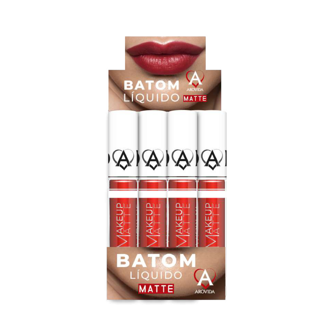 Batom Liquido Matte 18 Rouxinol 4,5g - Arovida