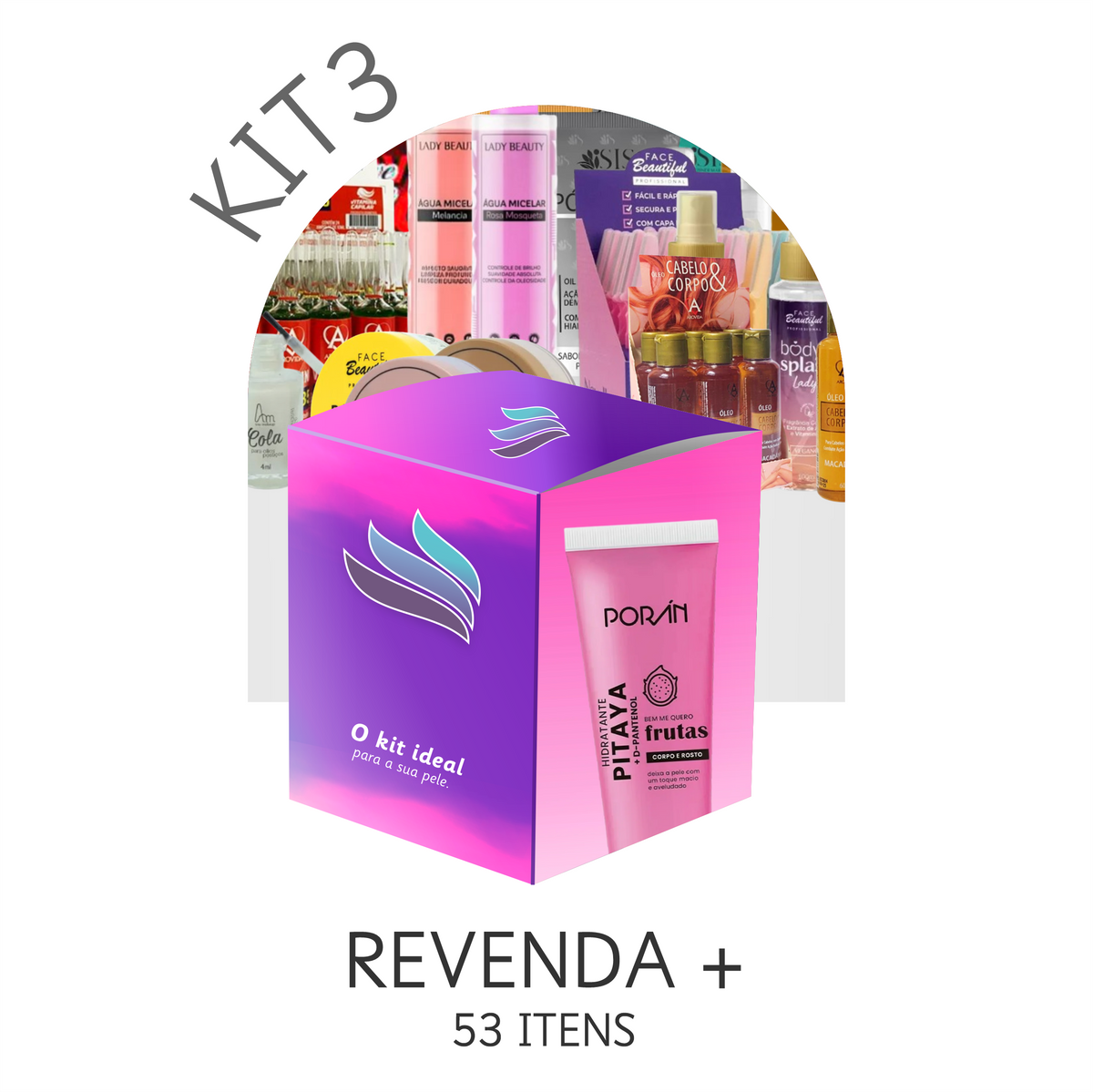 3 - Revenda Mais Cosméticos + 28% OFF - Fature até R$750 (53 Itens)