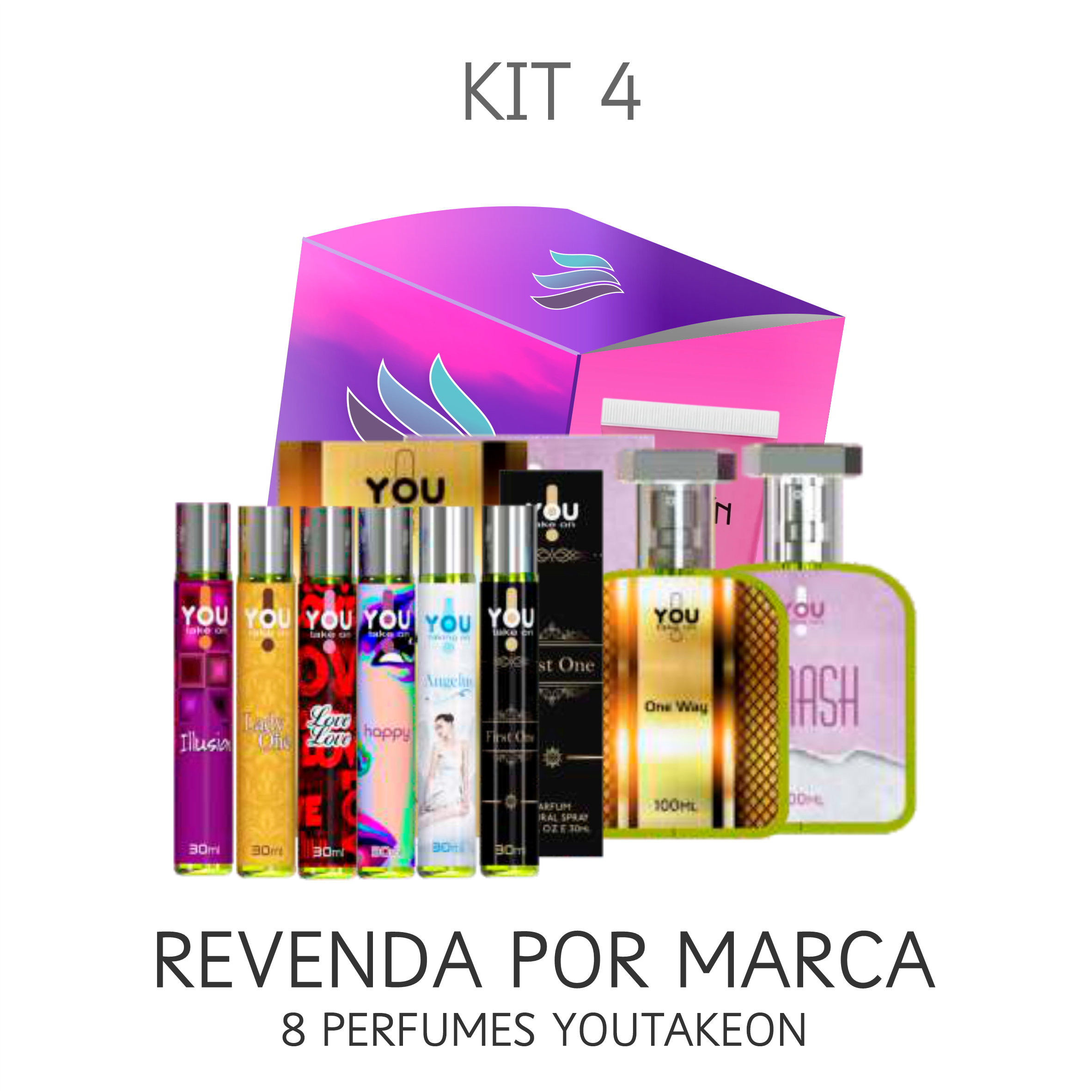 4 - Revenda de Perfumes + 28% OFF - Fature até R$440 (8 Perfumes)