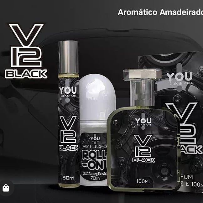 PERFUME V12 BLACK 30ML - YOU