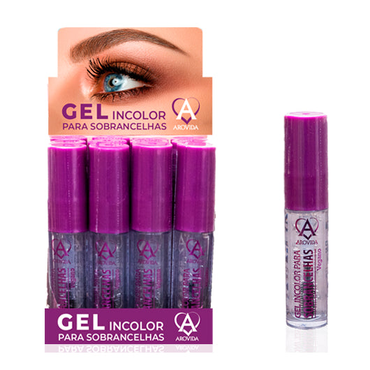 GEL PARA SOBRANCELHAS C/12 3,5ML - AROVIDA