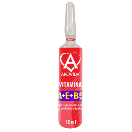 VITAMINA CAPILAR A+E+B5 10ML - AROVIDA
